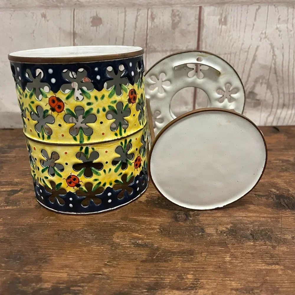 Kelvin Chen Enameled Copper Candle Holder